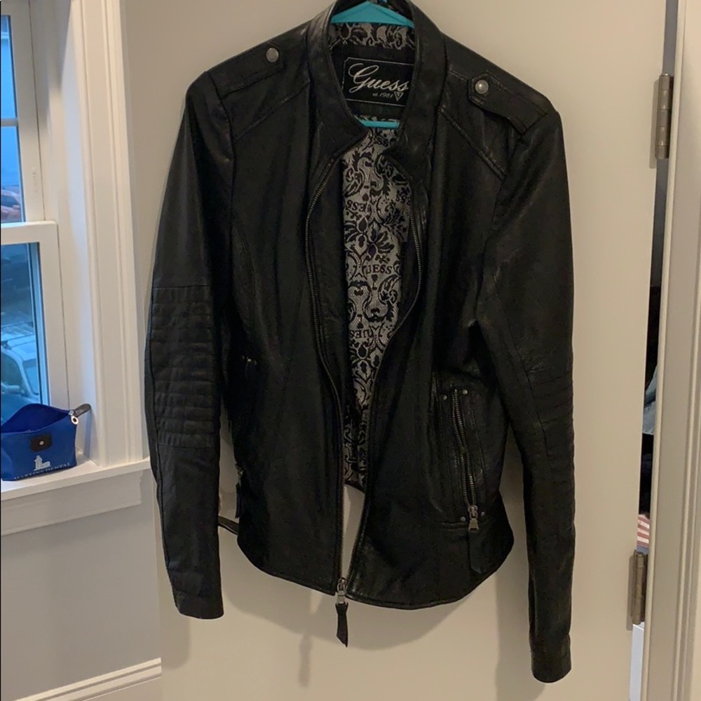 Guess leather jacket